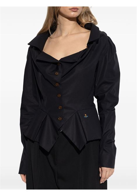 Camicia Orb in nero Vivienne westwood - donna VIVIENNE WESTWOOD | 15010061W009QN401